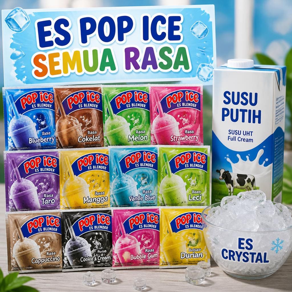 Es Pop Ice Semua Rasa Warkop 3D